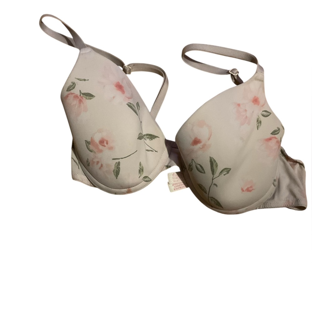 PINK Victoria's Secret floral Print Bra‎ 36c